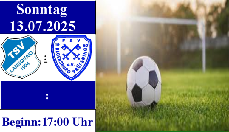 Sonntag 19.07.2025 Beginn 17:00 Uhr