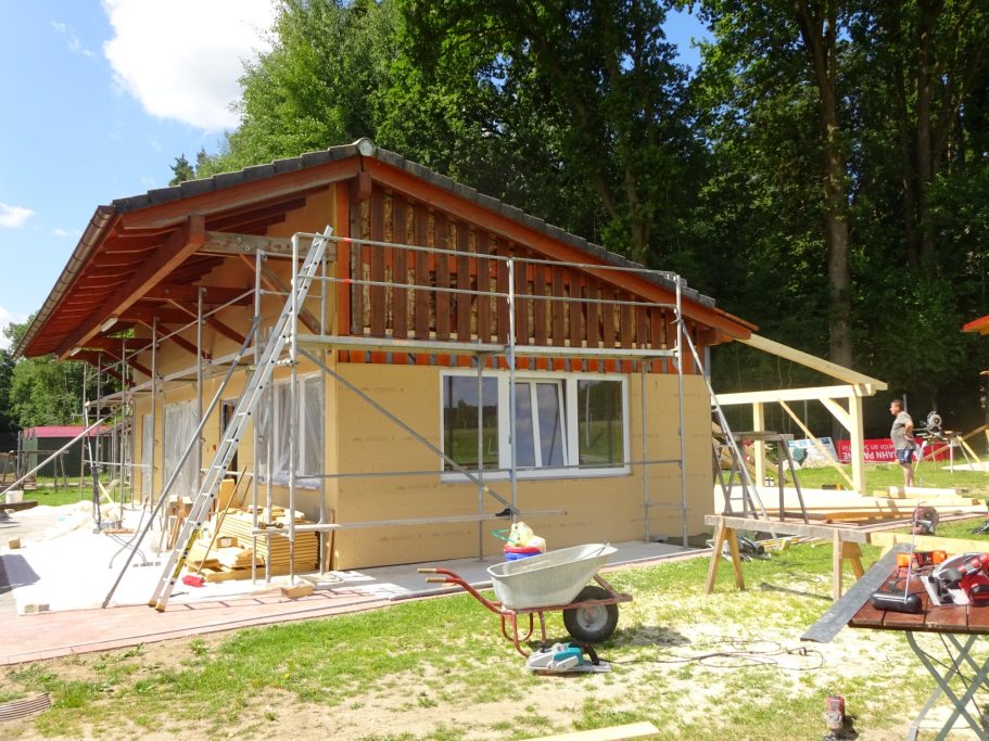 Wärmedämmung und Anbau ermöglichen viel Eigenleistung.